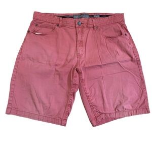 pd&c Men's Pink Stretch Cotton Shorts - Size 36